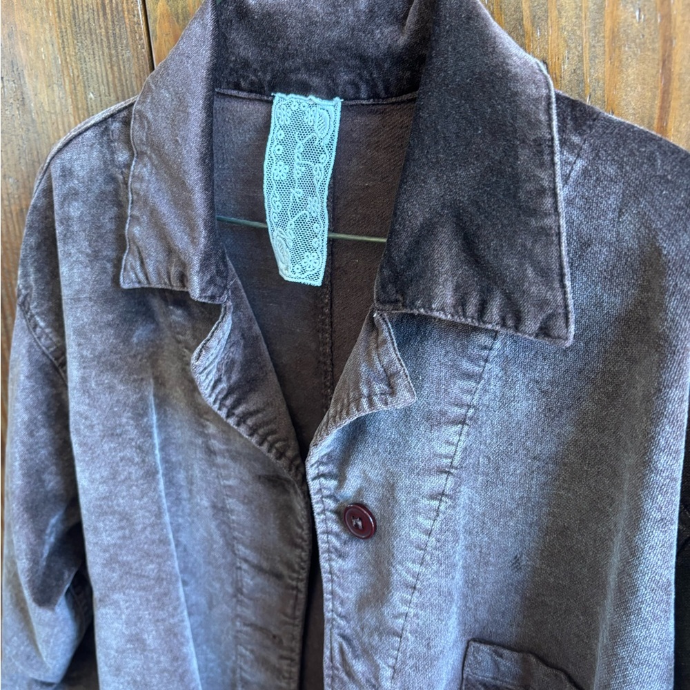 Brown Button-Up Jacket - image 2